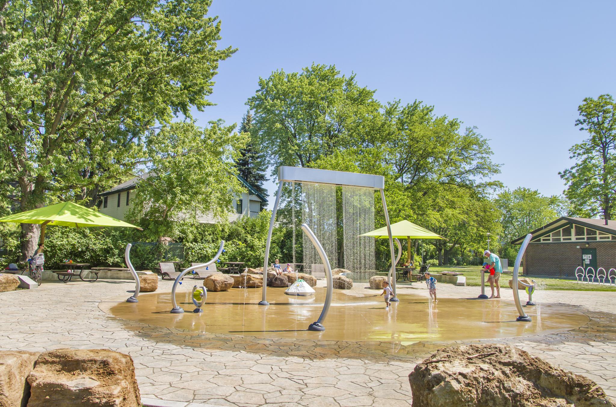 VORTEX Splashpad® Best Immersive ZeroDepth Water Play Area.