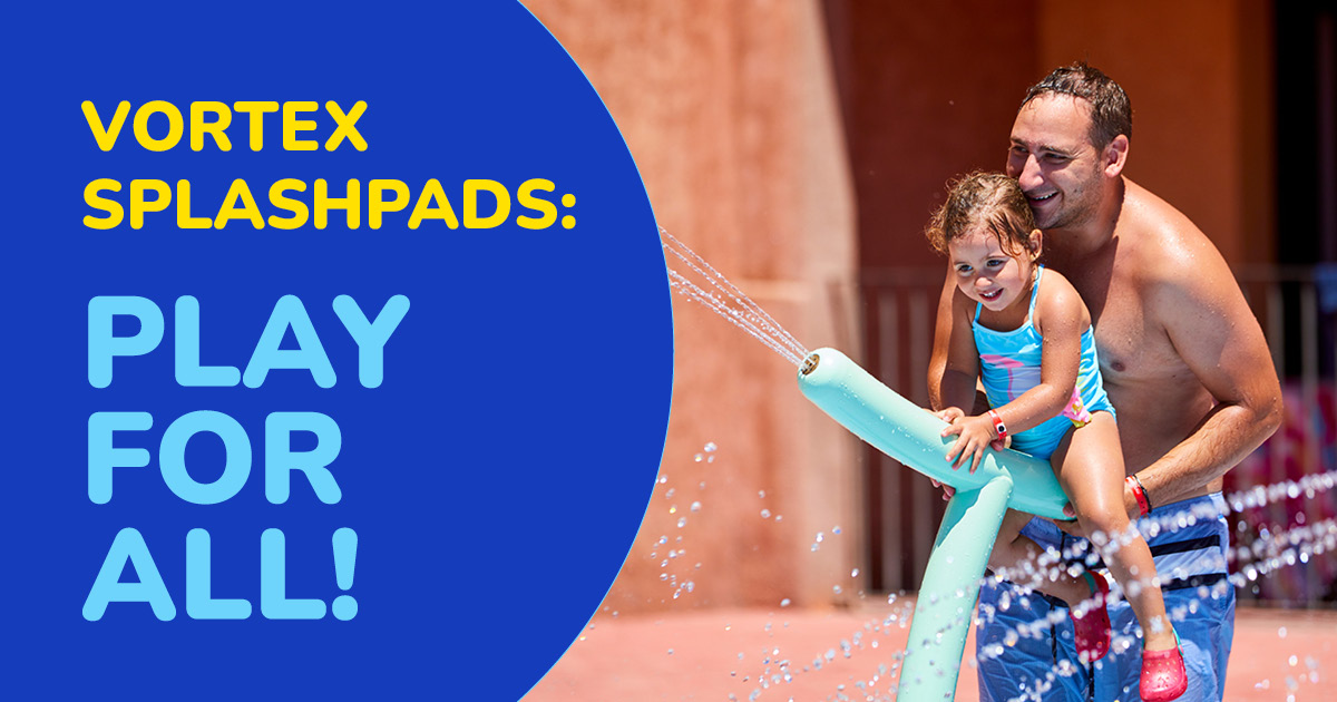 Vortex Spashpads: PLAY FOR ALL! English Play for all blog tile