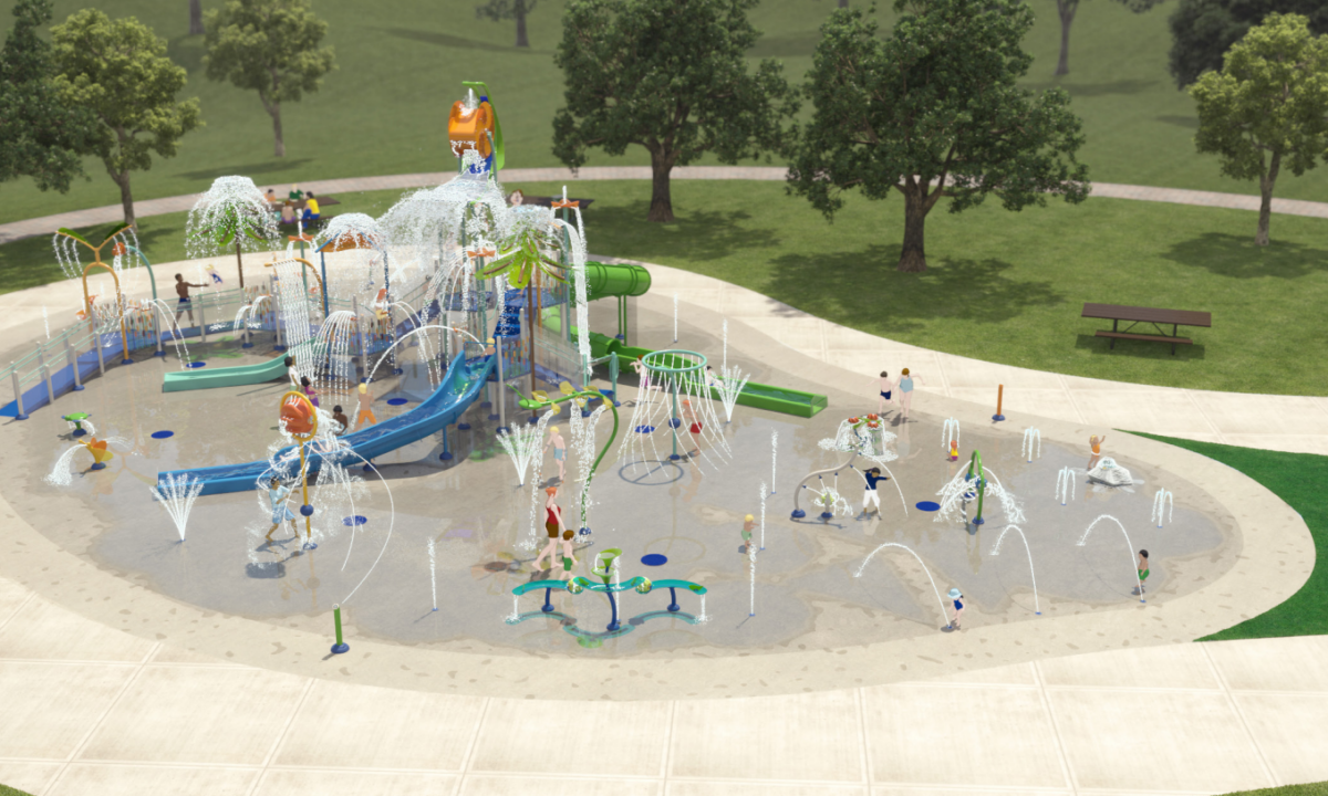 Vernon Hills creating a destination aquatic play space Vernon Hills rendering overview